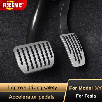 Pre Tesla Model y Modely 3 Urýchľovač Brzdy Zvyšok Pedál Úprava Ya Auto, Interiér Dekorácie Doplnky Artefakt  0