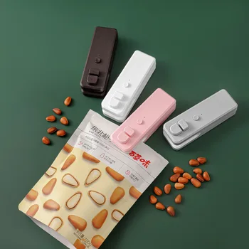 2022 Nové Inovované USB Nabíjanie Taška Tesnenie Stroj Prenosné Magnetické Sacie Potravín Snack Plastového Vrecka Fóliou Rýchlo Tesnenie Otvoriť Taška  10