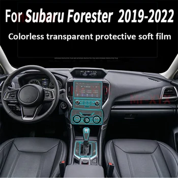 Dekorácie interiéru Film Membrány Priehľadný ochranný TPU Nálepky Interiéru Automobilu-Styling Príslušenstvo Pre Subaru Forester 2019  5
