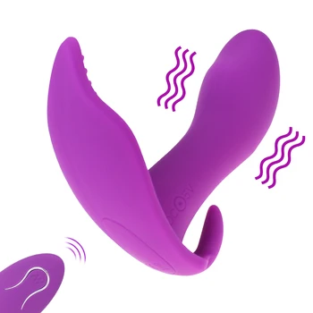 Nositeľné Klitorisu a G-spot Vibrátor S Diaľkovým ovládaním Vodotesné Vibračné Klitoris, Vagina Stimulátor sexuálnu Hračku, Ženy &Páry Zábava  5