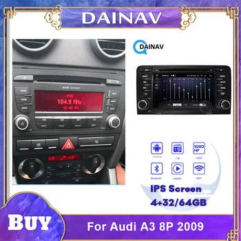 2 din Android Auto Multimediálny Prehrávač Stereo Pre Audi A3 8P 2009 Auto DVD Prehrávač, GPS Navigáciu  4