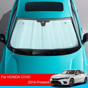 Pre Honda CIVIC 2016-2025 Auto Slnečníky UV ochranný Kryt Okno Opony slnečník Clonu čelné Sklo Auta, Príslušenstvo  10