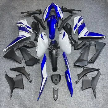 Abs Vstrekovanie biela modrá čierna motocykel Kapotáže kit vhodný pre YAMAHAYZFR3 2019-2021 YZFR3 2019 2020 2021 Kapotáže  10